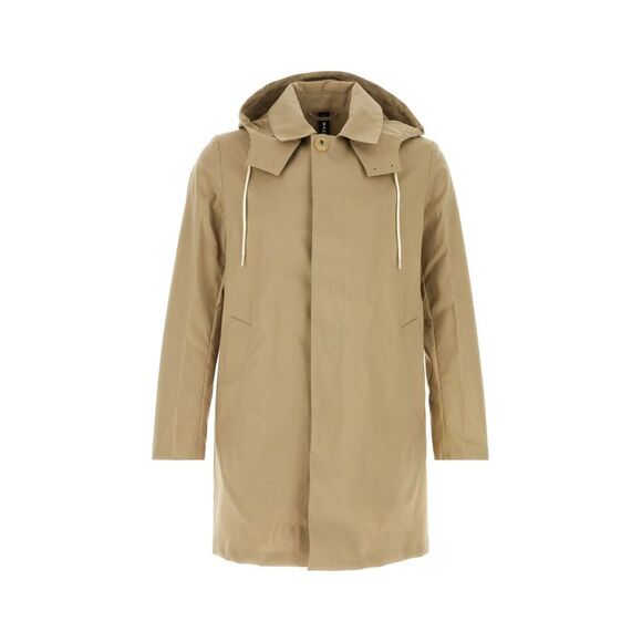 Mackintosh Men Beige Cotton Cambridge Raincoat